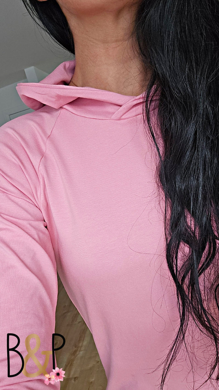 Hoodie rose bébé