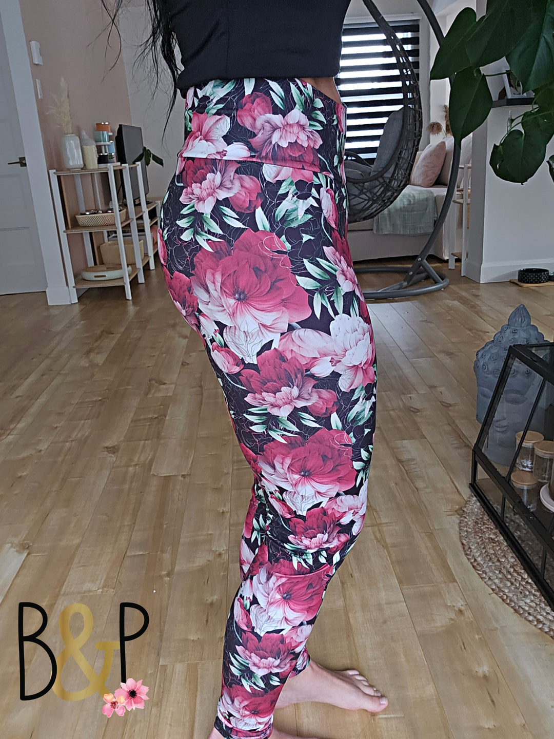 Legging design sur noir