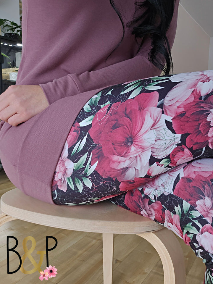 Legging design sur noir