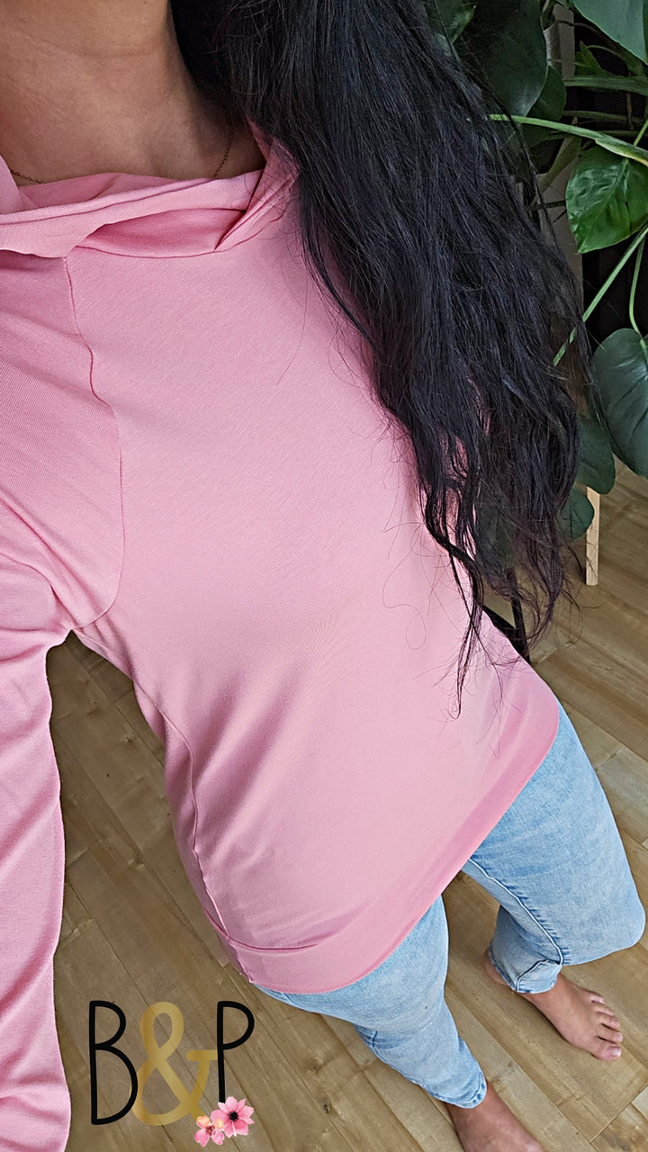 Hoodie rose bébé