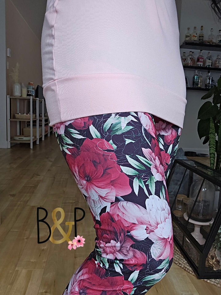 Legging design sur noir