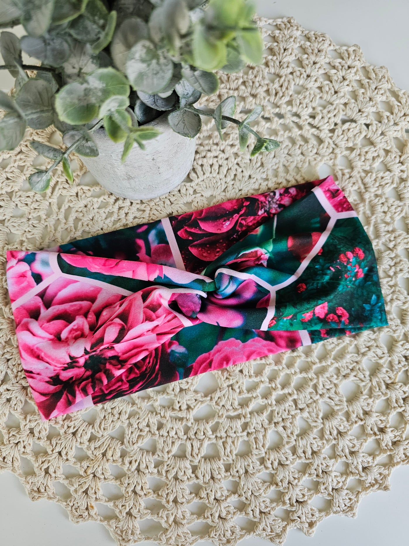 Bandeau twist jardin réel