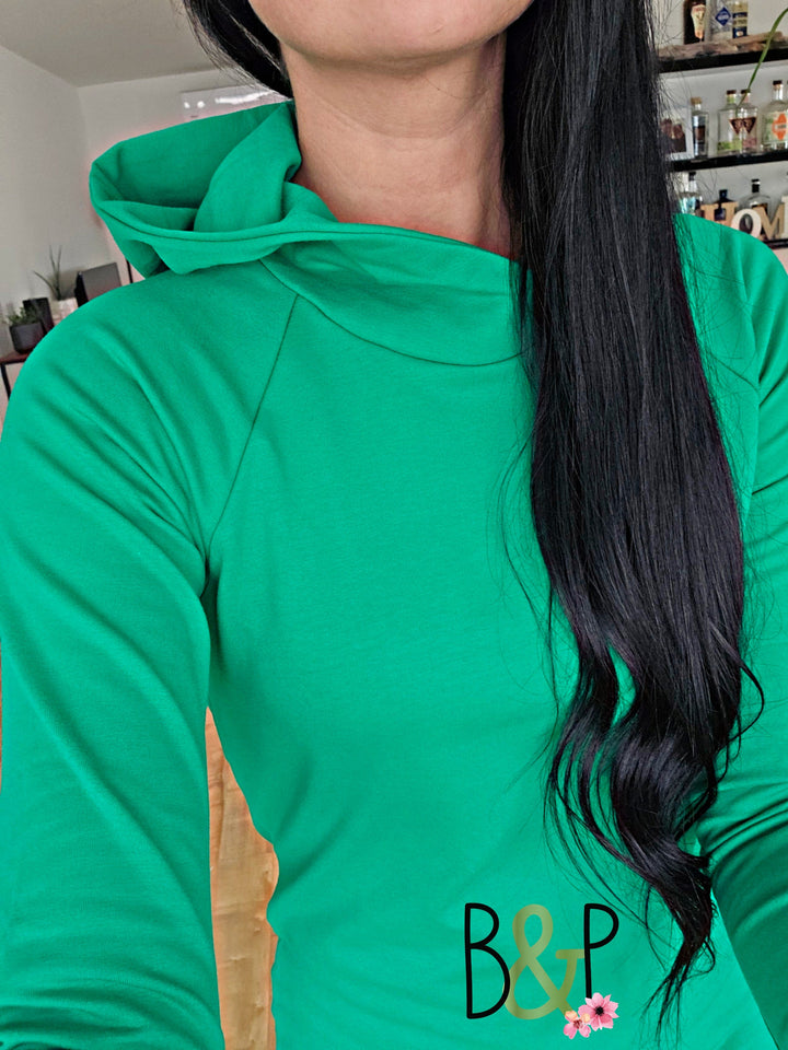 Hoodie vert pomme