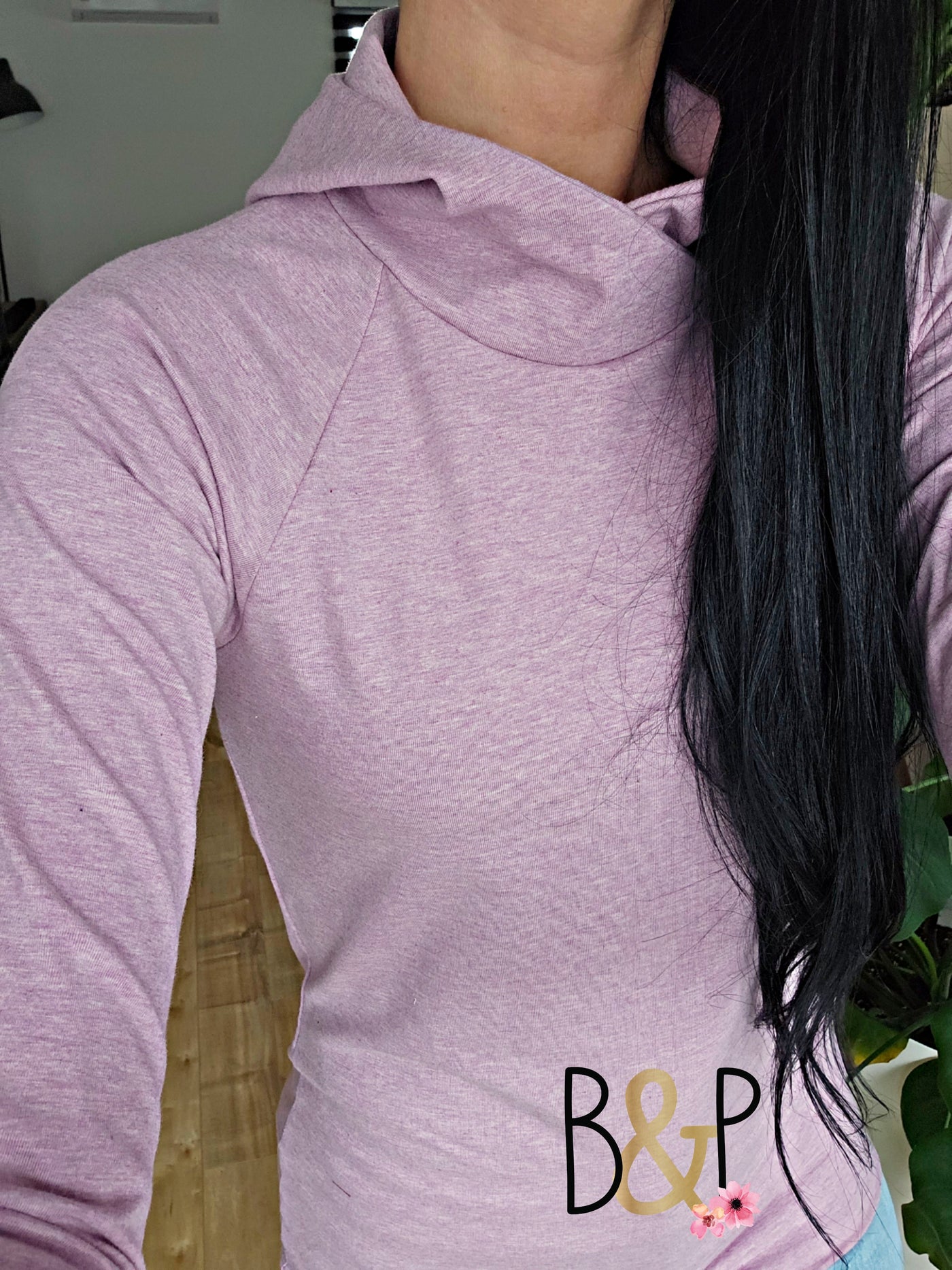 Hoodie heather rose