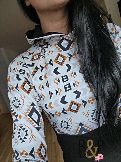 Hoodie aztèque flèché